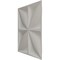 Ekena Millwork 19 5/8in. W x 19 5/8in. H Riley EnduraWall Decorative 3D Wall Panel Covers 2.67 Sq. Ft. WP20X20RLBCR - alternate 3